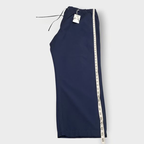 NWT Peter Christian Navy Blue Drawstring Waist Ripstop Pant Organic Cotton 46x30 - Picture 14 of 14